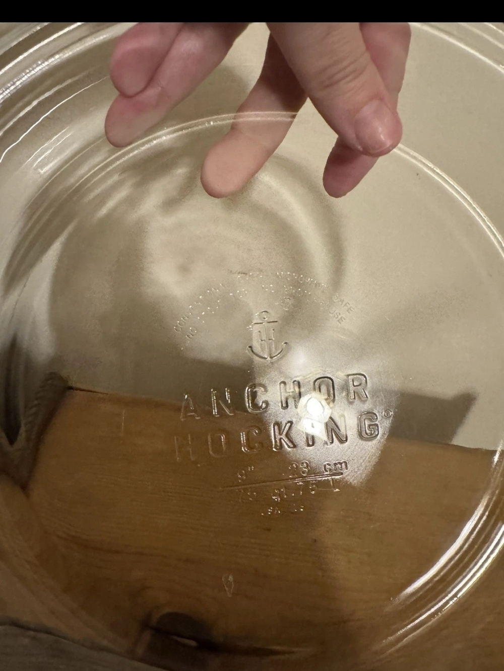 Anchor Hocking Clear Glass Pie Plate - Transparent Finish